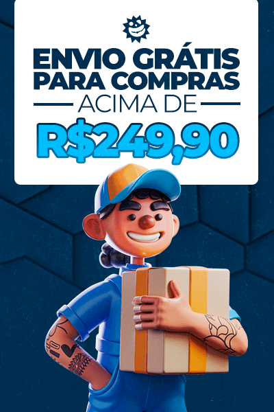 Envio grátis para compras acima de R$249,90.